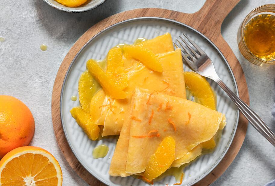 Crêpe Suzette wie in Frankreich