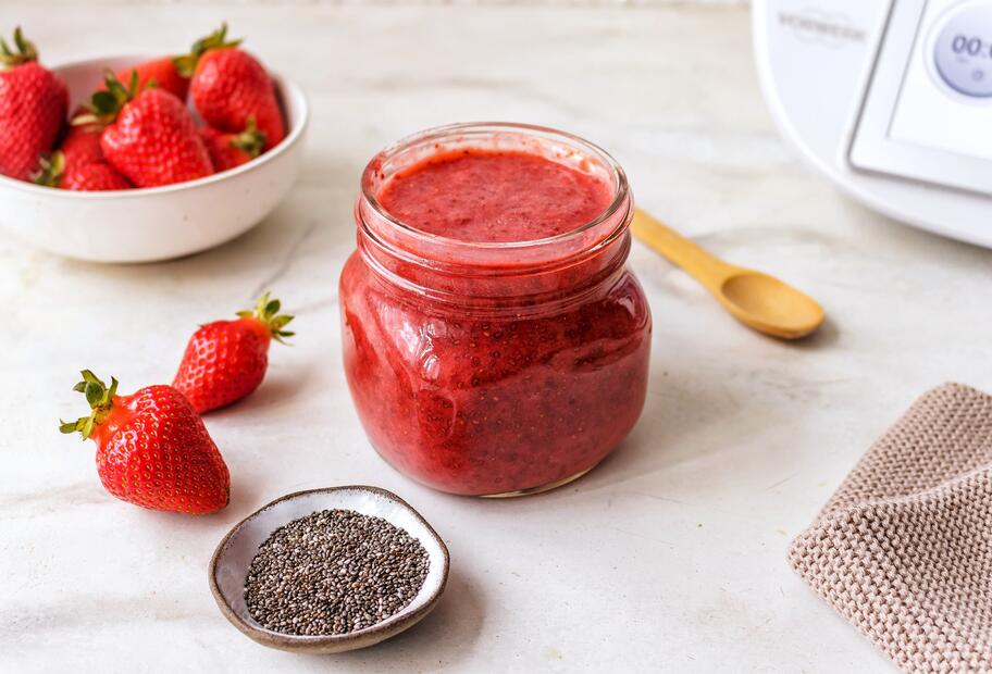 Erdbeermarmelade ohne Gelierzucker