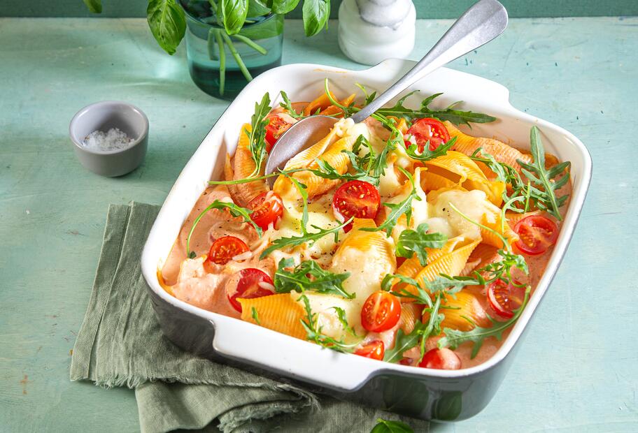 Ofenpasta à la Margherita