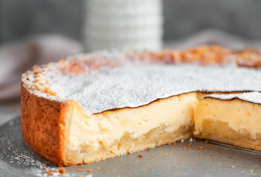 Apfelkuchen mit Schmand