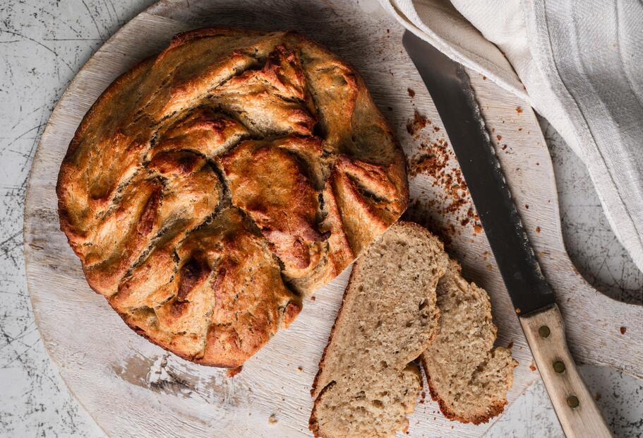 Hof-Brot mit Sauerteig