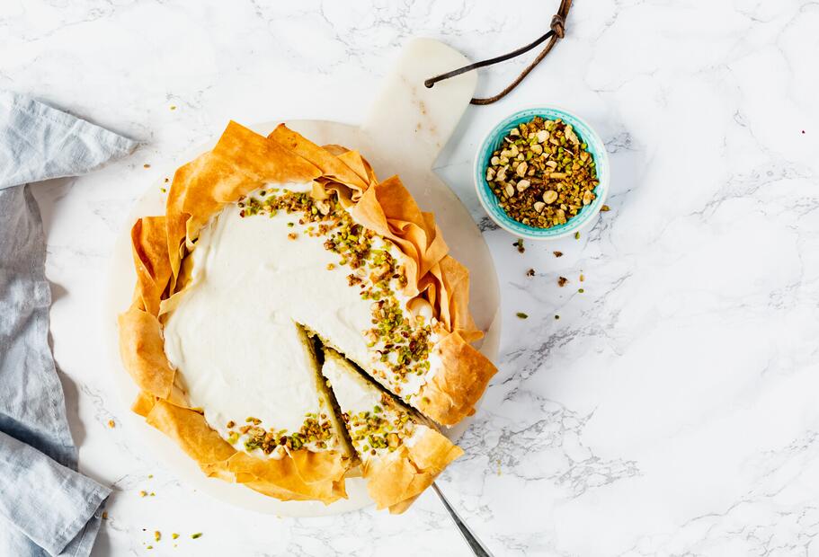 Himmlischer Baklava Cheesecake