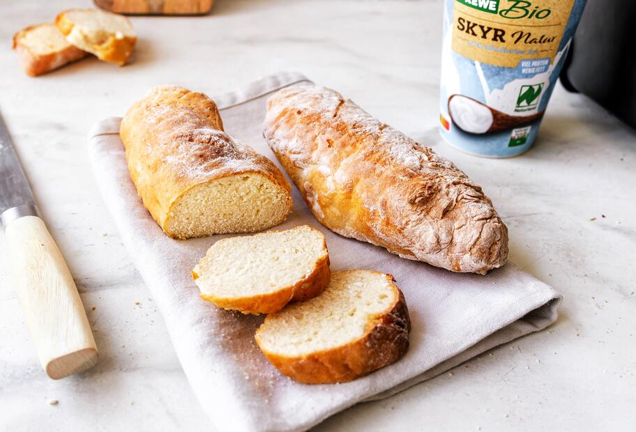 Schnelles Protein-Baguette aus dem Airfryer