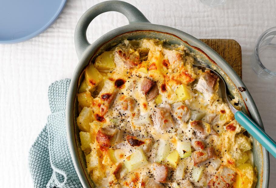 Ofenkassler mit Kohlrabi