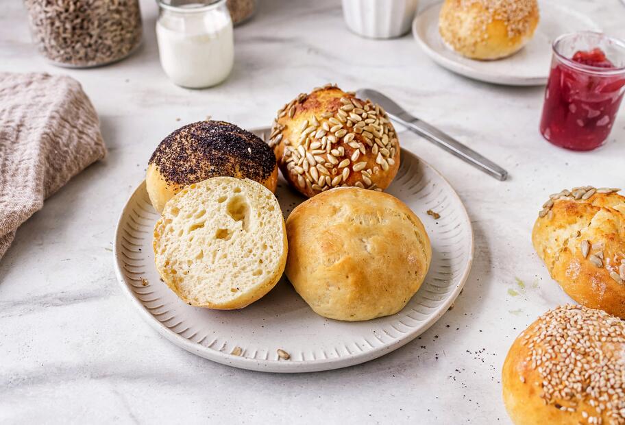 Protein-Sonntagsbrötchen