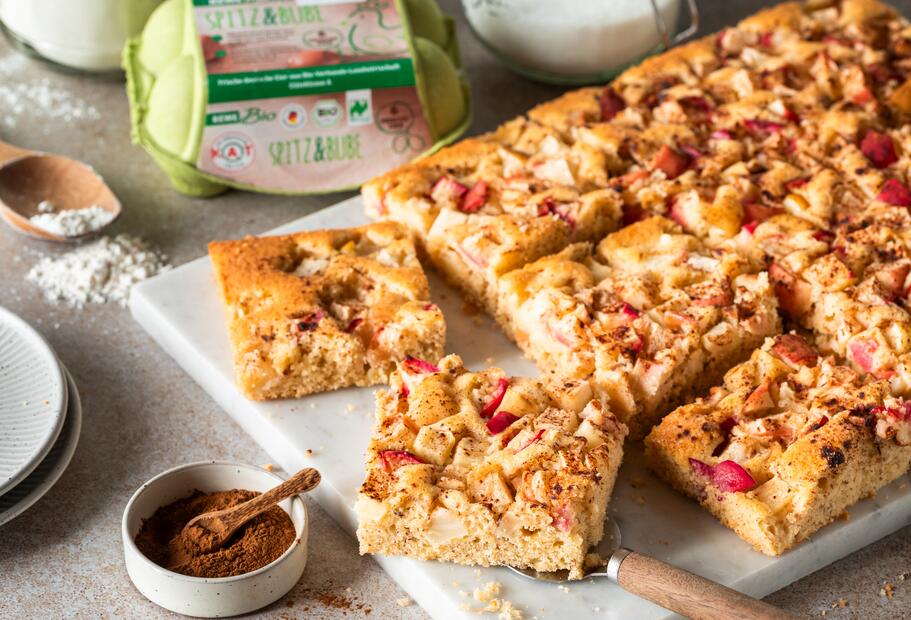 Superschneller Apfelkuchen vom Blech