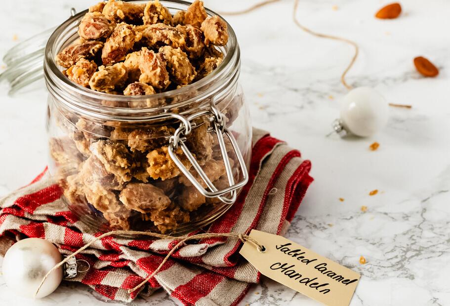 Salted Caramel Mandeln