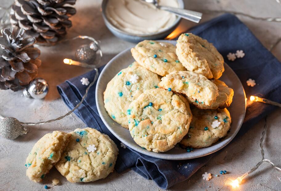 Schneesturm-Cookies mit Philadelphia