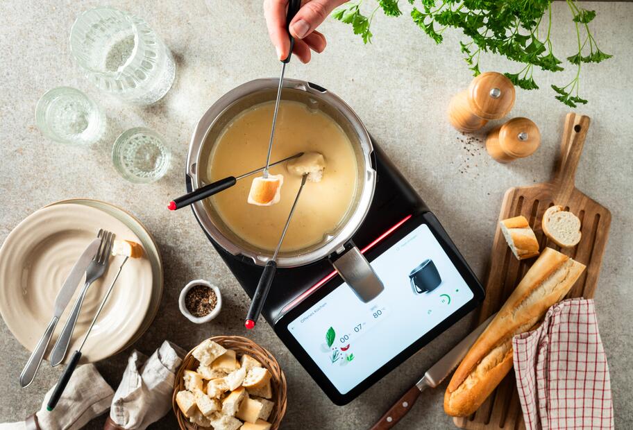 TM7 für Offenes Kochen Käsefondue