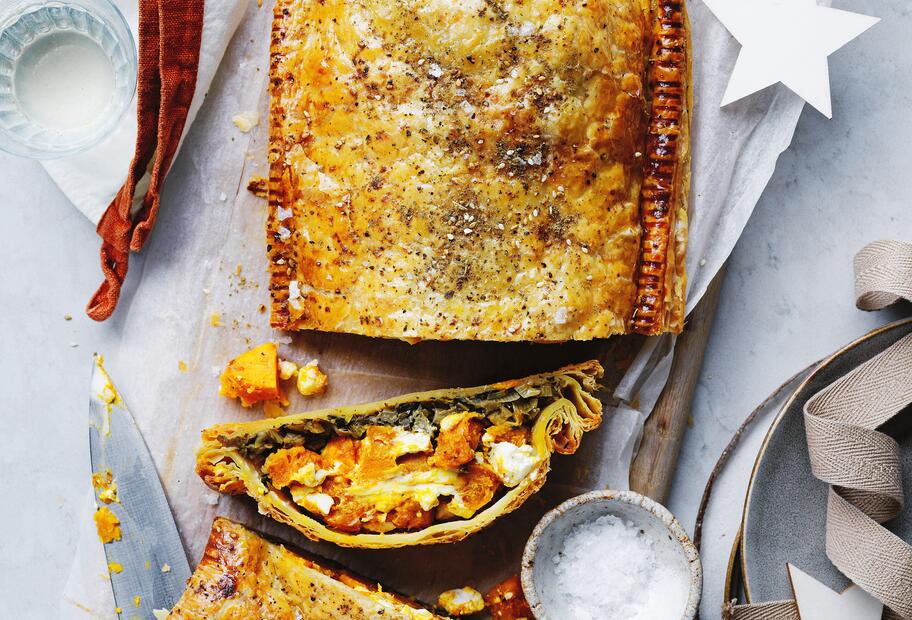 Kürbis-Lauch-Strudel nach Ottolenghi