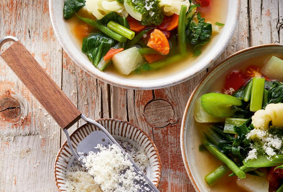 „Take 5“-Gemüsesuppe