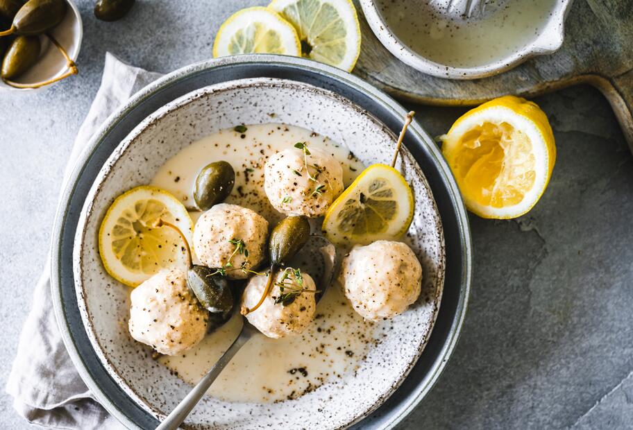 Königsberger Klopse aus dem Dampfgaraufsatz