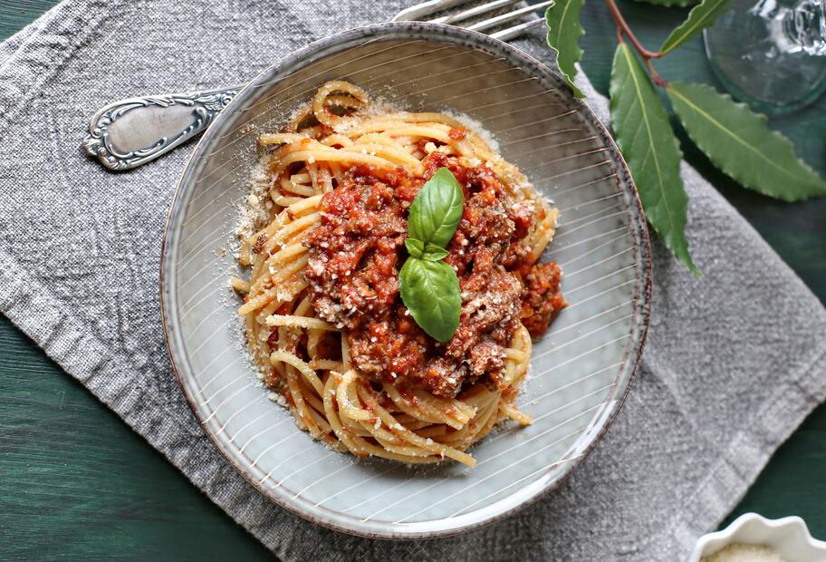 Spaghetti-Bolognese wie in Italien