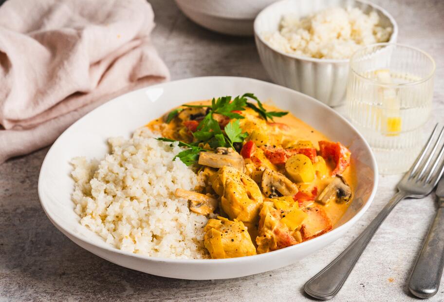 Low-Carb-Hähnchen mit Schlemmersoße