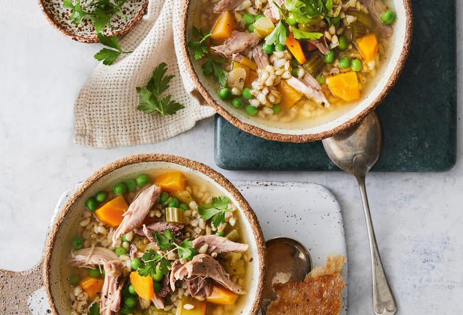 Bekömmliche Darmgut-Gerstensuppe