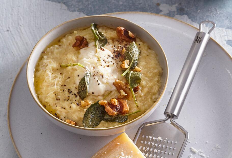 Cremiges Risotto mit Blumenkohl