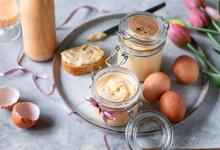 Eierlicurd – cremiger Eierlikör fürs Brot