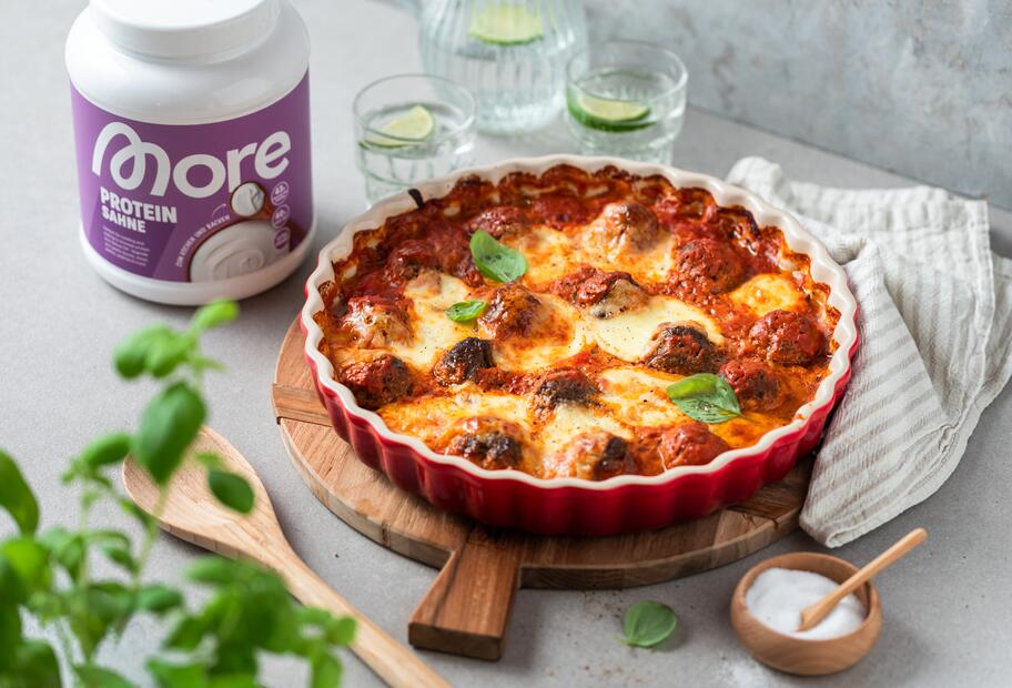 Protein Hackbällchen Toskana