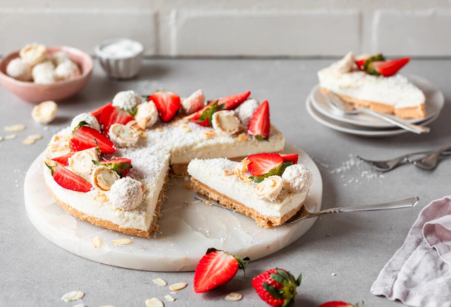 „Raffaello”-Cheesecake