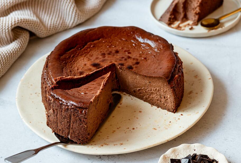 San Sebastian Schoko Cheesecake