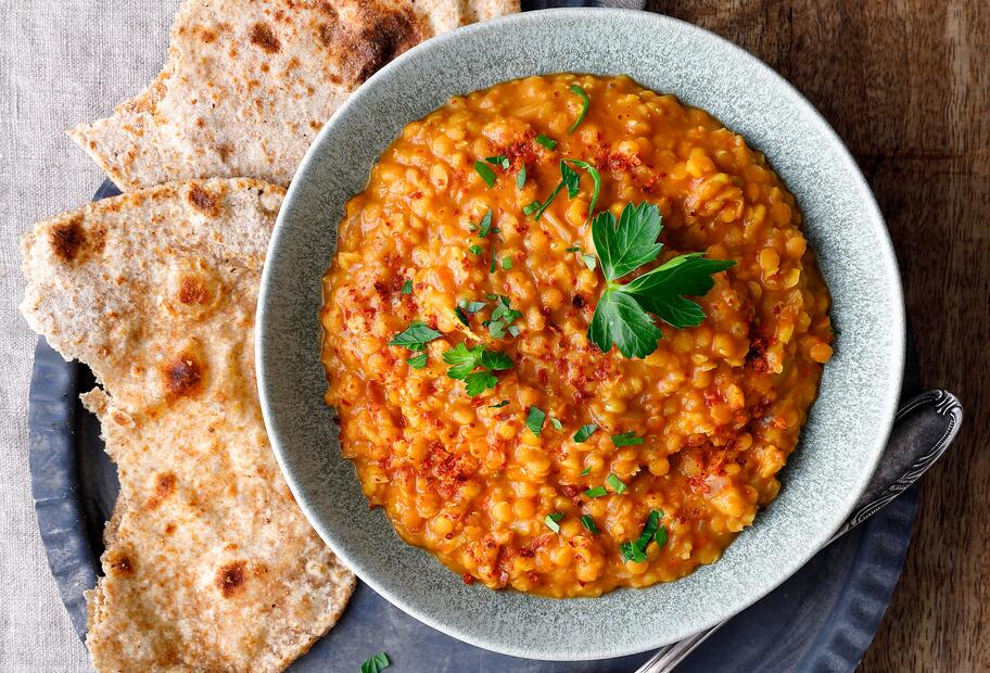 Einfaches Linsen-Dal