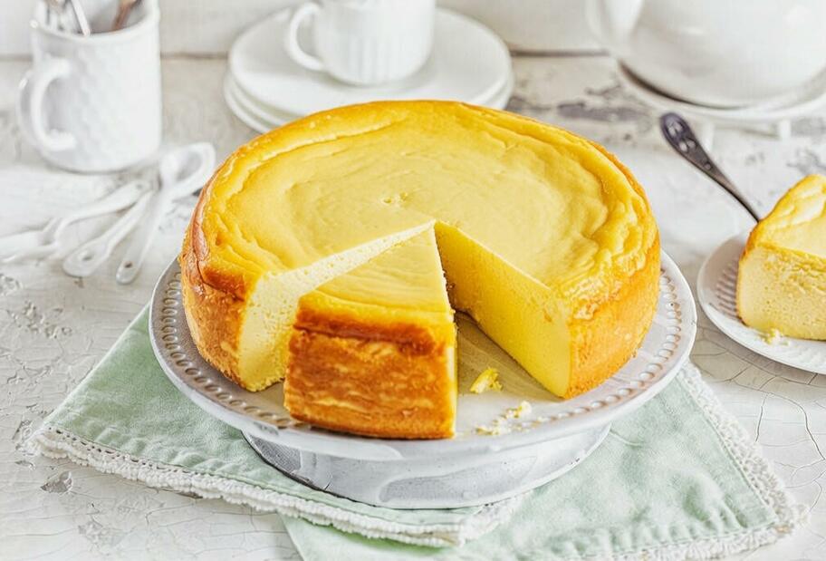 Käsekuchen ohne Boden