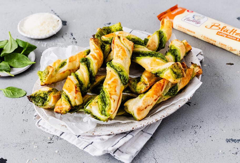 Parmesan-Spinat-Twister