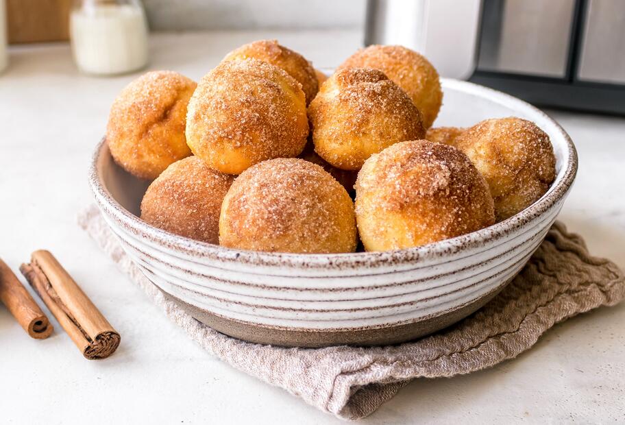 Donut Bites aus dem Airfryer