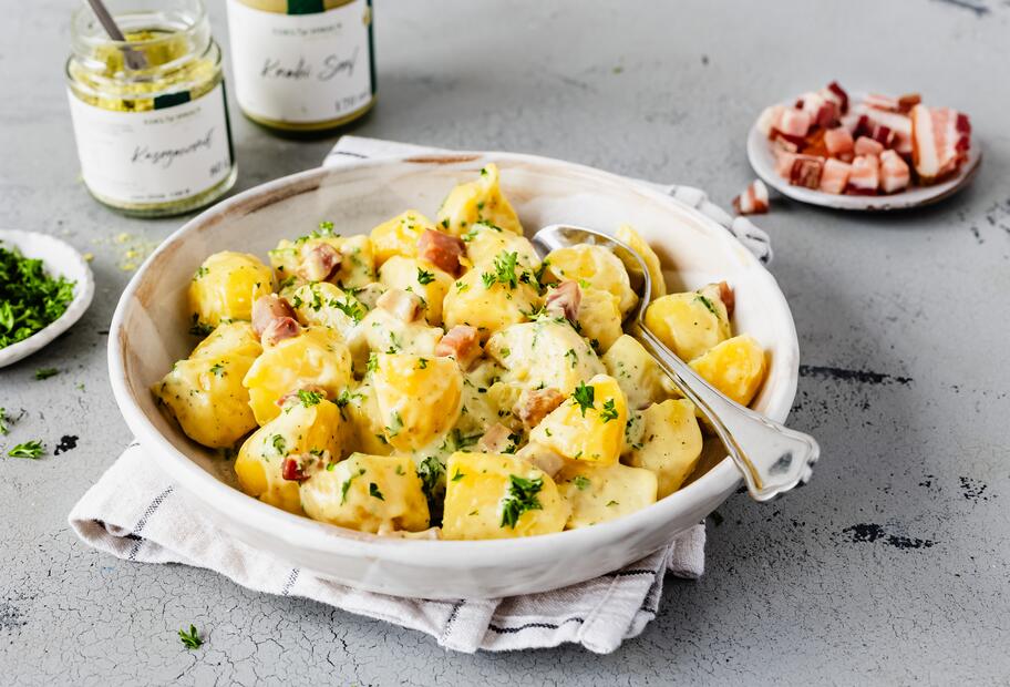Kartoffeln Carbonara Style