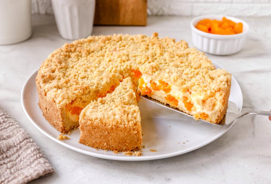 Mandarinen-Streuselkuchen mit Schmand