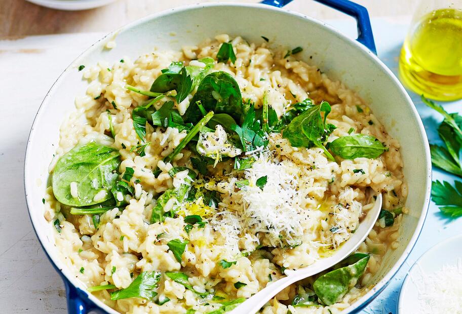 Feierabend-Spinatrisotto