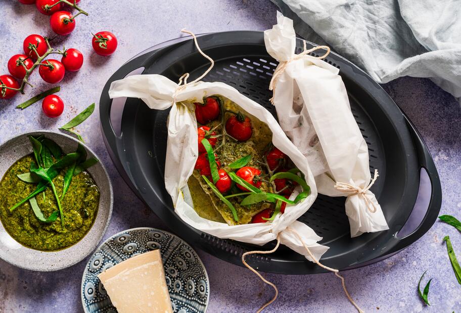 Einfacher Bärlauch-Kabeljau aus dem Varoma&reg;