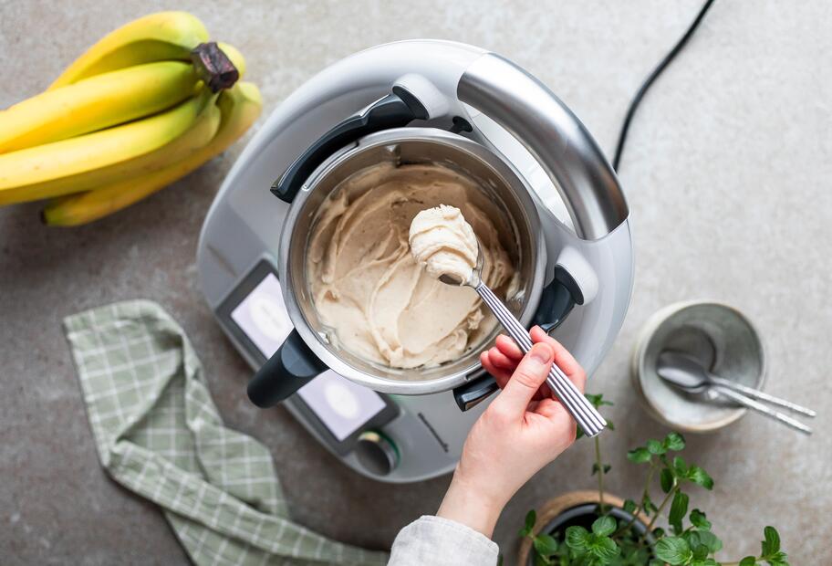 Ultracremiges Bananeneis