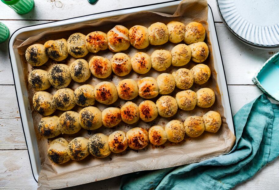 Fußball-Brötchenblech