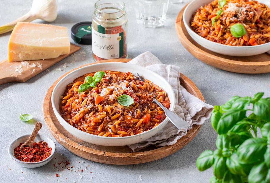 Bolognese Orzo