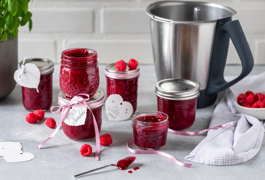 Himbeermarmelade in 25 Minuten