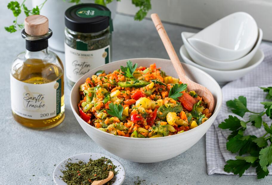 Frischer Sommersalat