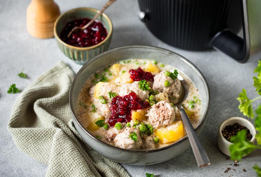 Schwedischer Hacktopf „Köttbullar“ Style