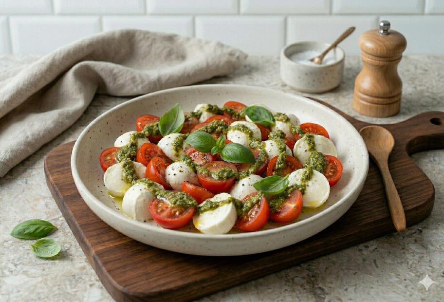 Caprese-Salat wie beim Italiener