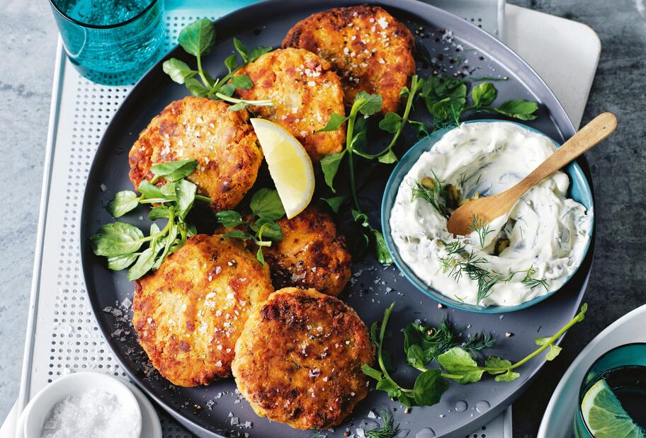 Einfache Fischfrikadellen
