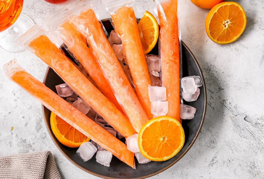 Aperol-Spritz-Eis