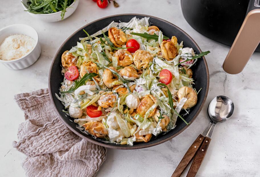 Crispy Tortelllini-Salat