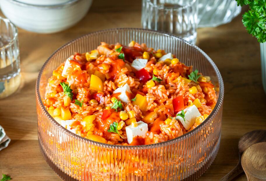5-Zutaten Paprika-Reis