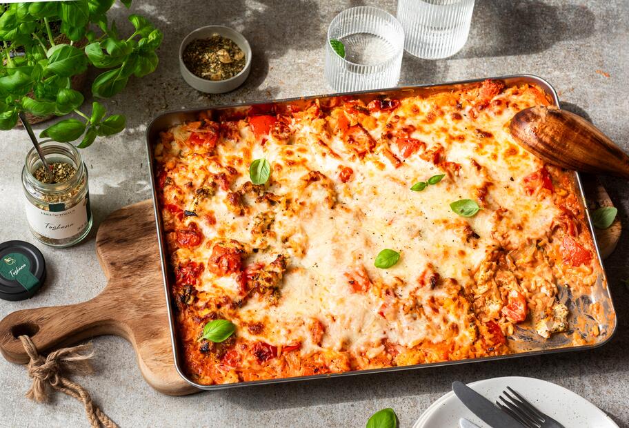 Feierabendblech Hähnchen Toskana