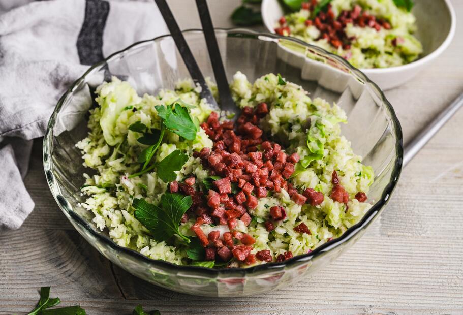 Krautsalat mit Speck