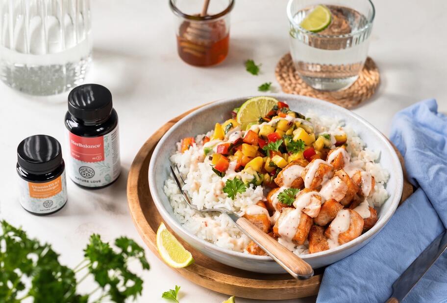 Sommerlicher Ofen-Lachs
