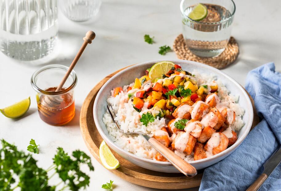 Sommerlicher Ofen-Lachs