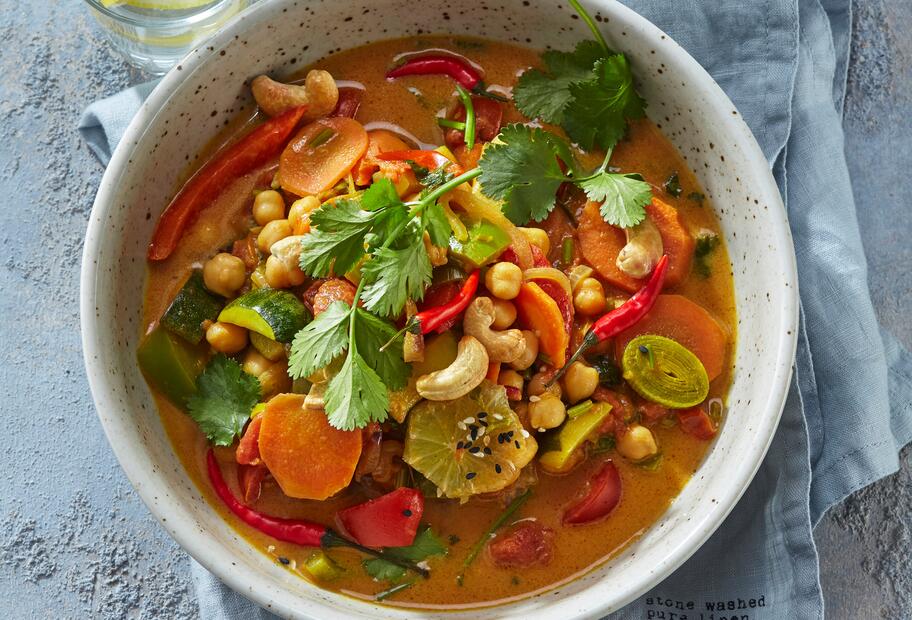 Tomaten-Kichererbsen-Curry