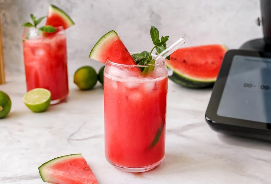Wassermelonen-Limo aus nur 2 Zutaten