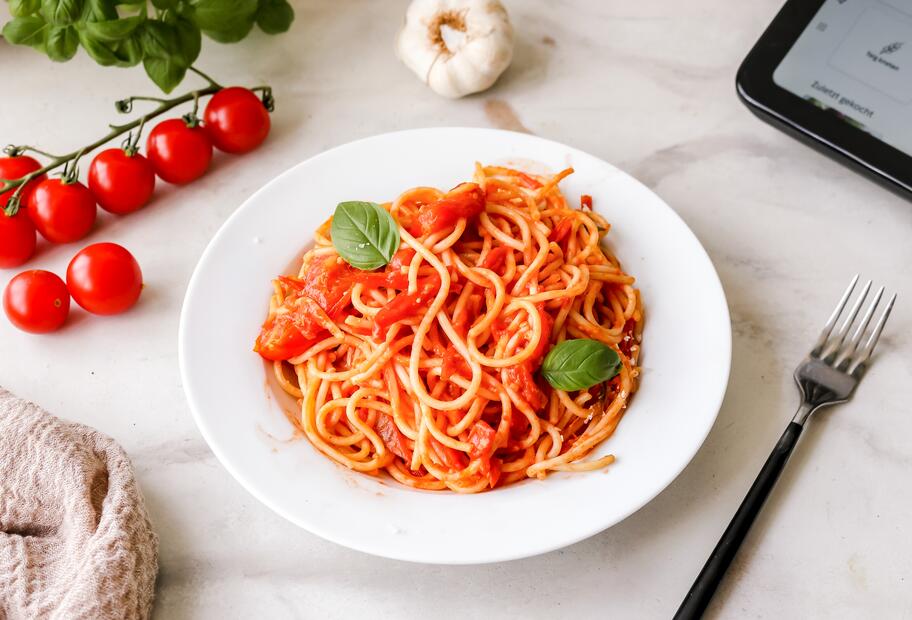 Klassische Spaghetti Pomodoro